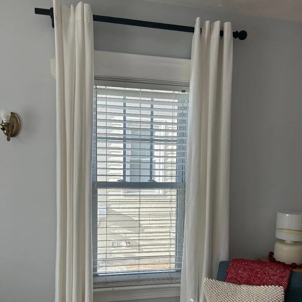 IKEA MERETE White Curtains Great Condition 57X92